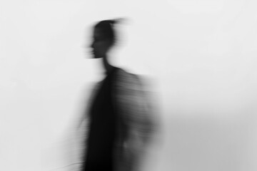 png abstract silhouette motion blur