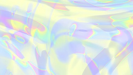 Poster - Abstract background Bright, colorful, dynamic pattern. Fractal graphics for creative graphic design. Holographic unstable texture. 4k