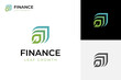 © Agung - financial growth leaves logo icon design with leaf grow up and arrow design idea for Nature finance startup logo symbol