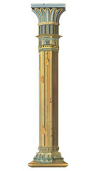 Poster - PNG Vintage architectural column illustration