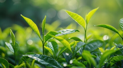 Green Tea Leaves