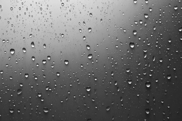 Wall Mural - png rain droplets on glass surface