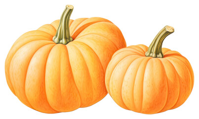 Sticker - PNG Pumpkins vegetable plant food.