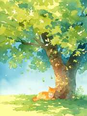 Poster - tree in the park