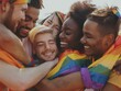 © Alexander Chaykin - A circle of people embracing and supporting each other