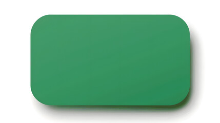 Wall Mural - a simple green rectangle with rounded corners