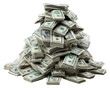 © Rawpixel.com - PNG Wad of money stack dollar.
