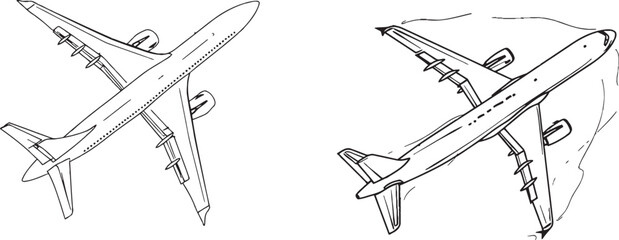 Leinwandbilder - Modern illustration with a continuous single line drawing. Simple line drawing style.