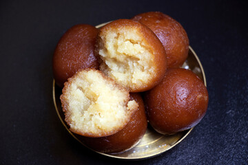 Gulab Jamun an Indian sweet made during festivals and celebrations