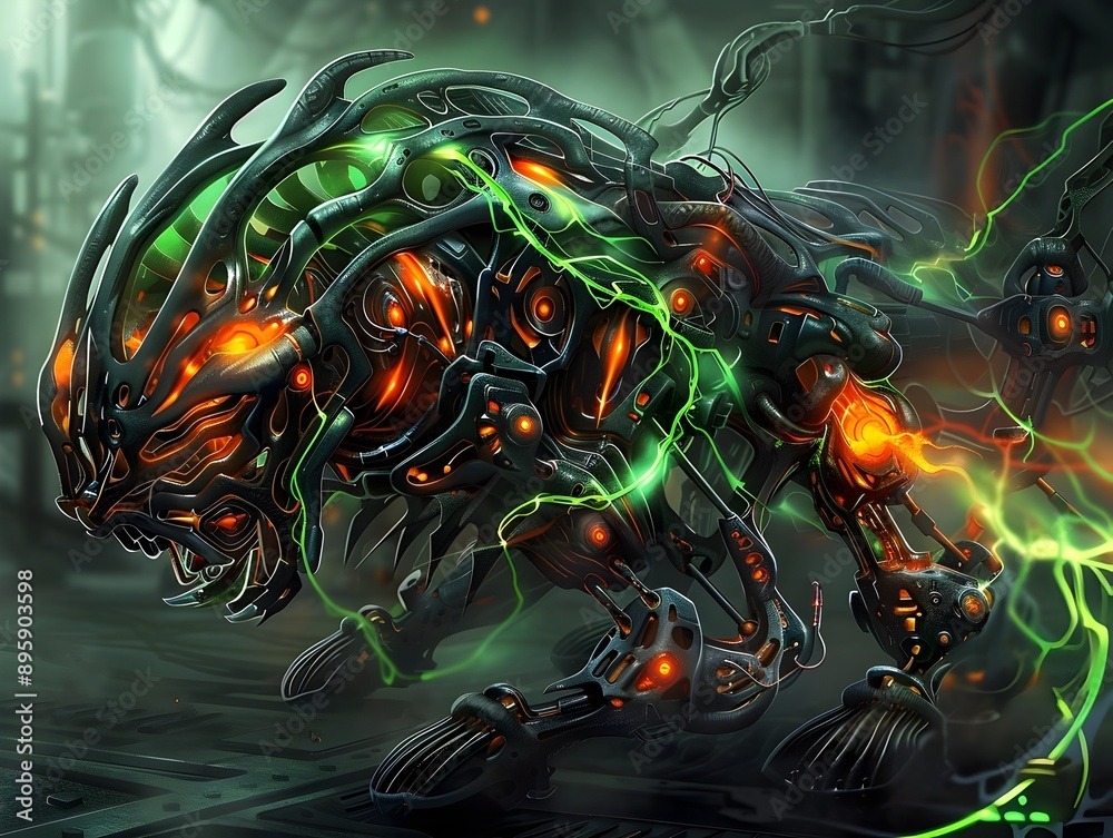 Colossal Genetic Warforms Hulking Humanoid Constructs with Fused ...