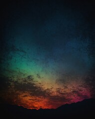 Wall Mural - dark to light colorful color gradient grungy texture background copy space design