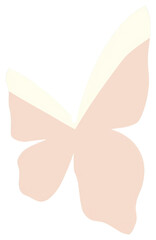 Wall Mural - Butterfly with a flower petal pink accessories.