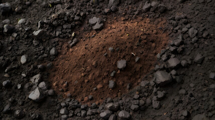 Canvas Print - volcanic soil