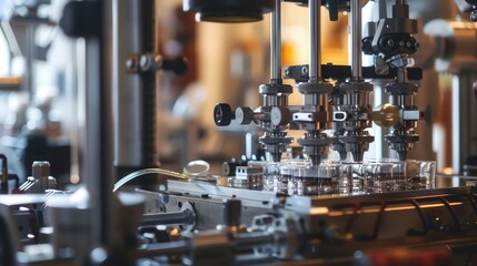 Poster - detailed view of an experimental setup with precise measurement tools, showing how accuracy and deta