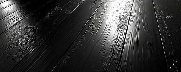 Poster - Black metallic texture with brushed finish, 4K hyperrealistic photo