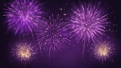 Wall Mural - purple fireworks burst abstract background design