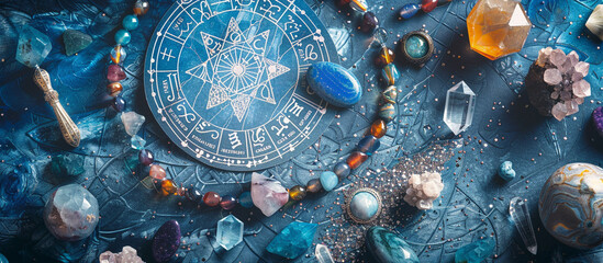 astrology. astro astrologer calculates natal chart makes forecast of fate tarot cards, fortune telli