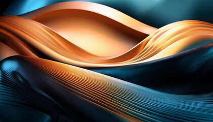 Poster - 3D abstract background creative project