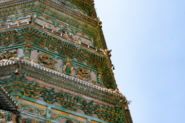 Shanxi Linfen Guangsheng Temple Glazed Pagoda, China Ancient Architecture Tourist Attractions, China Religious Beliefs Temples