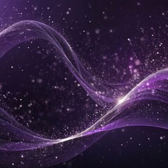 Wall Mural - purple abstract background with glowing lines and sparkles, abstract background