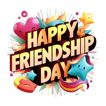 International Friendship Day card, Happy friendship day