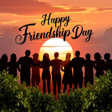 International Friendship Day card, Happy friendship day