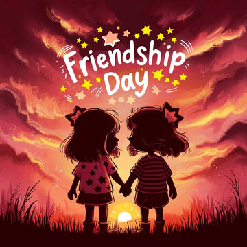 International Friendship Day card, Happy friendship day