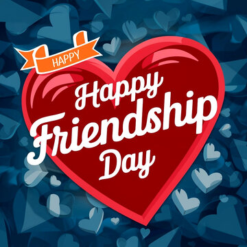 International Friendship Day card, Happy friendship day