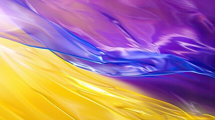 Aufkleber - Vibrant abstract background with flowing purple and yellow hues, creating a dynamic and energetic design perfect for creative projects.
