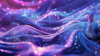 Aufkleber - A close-up of a vibrant purple and blue background, ideal for creative projects
