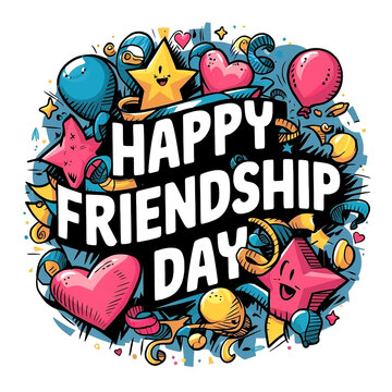 International Friendship Day card, Happy friendship day
