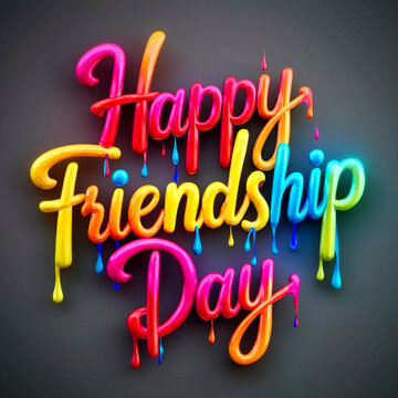 International Friendship Day card, Happy friendship day