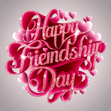International Friendship Day card, Happy friendship day