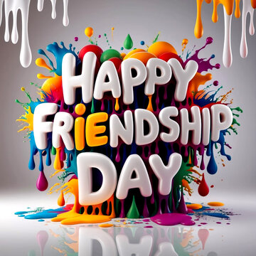 International Friendship Day card, Happy friendship day