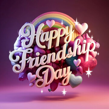 International Friendship Day card, Happy friendship day