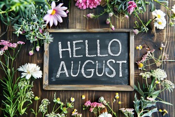 Poster - text on chalkboard, with the word 