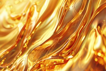 Poster - Close-up shot of a shiny surface