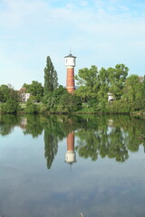 Wall Mural - Neckar bei Ladenburg