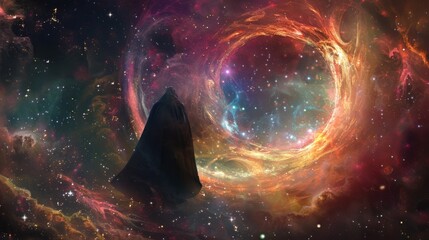 Wall Mural - Cosmic Vortex - Journey Through the Interstellar Seas