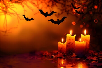 Wall Mural - halloween background