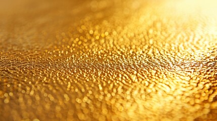 Poster - A gold surface with a lot of texture and a shiny appearance