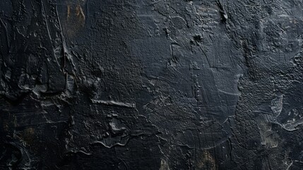 Poster - Close Up View of Dark Rough Textured Wall
