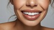 © Hashim - Smiling woman, close-up front view, perfect white teeth and gorgeous lips
