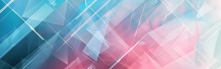 Luminous Fragments Geometric abstract background wallpaper