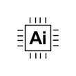 © Pankaj - ai technology icon logo vector eps