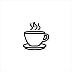 coffee cup icon cup, coffee, drink, white, mug, tea, isolated, beverage, cafe, hot, saucer, espresso, breakfast, object, brown, black, caffeine, cappuccino, vector, nobody, food, plate, liquid, cerami