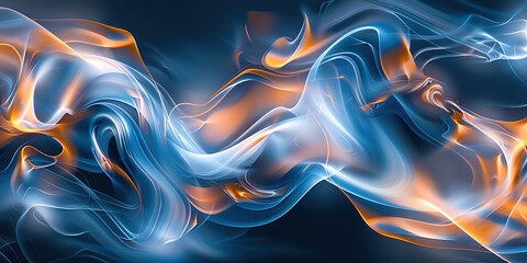 Poster - Abstract background with waves
