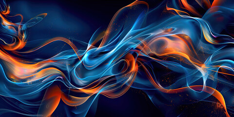 Poster - Abstract background with waves