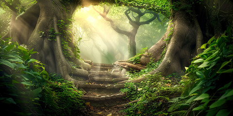 Poster - Fantasy dense forest