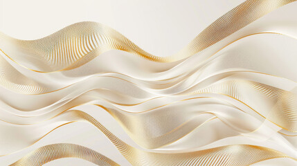 Poster - Elegant gold abstract line art background vector design for printing, art, home decor, and packaging.